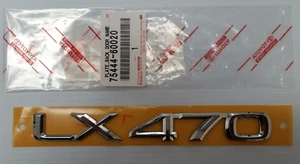 LEXUS LX J100 Tailgate Emblem Badge 7544460020 75444-60020 NEW GENUINE - Picture 1 of 4