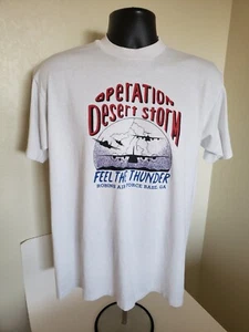 Camiseta De Colección Años 90 Operación Tormenta del Desierto Puntada Única Hecha en EE. UU. Talla Grande - Imagen 1 de 7