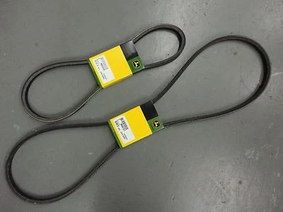 JOHN DEERE Genuine OEM Variator Belt Set M82258 M44121 110 210 212 214 216 - Image 1 of 4