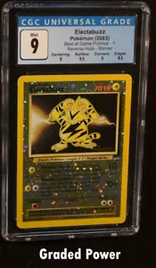 Pokemon Promo Electabuzz Holograma Inverso Ganador CGC 9 QUAD++ (9090) - Imagen 1 de 2