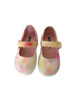 Self Esteem Girls Mary Jane Shoes Size 5 Pink Yellow Tie Dye Round Toe Flats