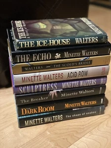 Minette Walters ~ Lot Of 8 HARDCOVER Books Most 1st Editions - Picture 1 of 5