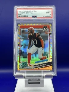 2023 Panini Optic #221 Jordan Battle RATED ROOKIE FLEX PSA 9 (104/149) POP 1 - Bild 1 von 3
