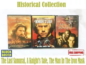 The Last Samurai, A Knight's Tale, The Man in the Iron Mask 3 PACK Collection - Picture 1 of 10