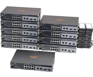 HPE Aruba 2530-8G Switch J9777A getestet Ethernet Netzwerkadapter 10er Set - Bild 1 von 4