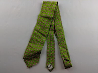 NUEVA Corbata Peter Millar Italia Lujo Verde Paisley Golf Seda Clásica Moderna Foto 1 de 4