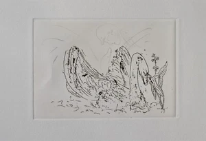 Jonas Hafner Grafik Sagittaria Radierung - Bild 1 von 6