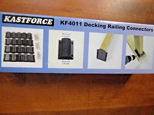 2 x 4 Deck Railing Brackets 20 pcs w/120 fasteners Kastforce # KF4011 NEW - Picture 1 of 5