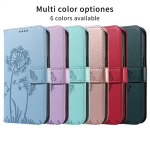 For Samsung A16 A73 A55 A34 Dandelion PU Leather Wallet Case Phone Case Cover - Picture 1 of 18