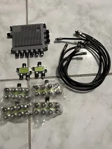DIRECTV SWM-30 COMPLETE KIT WITH 2- 2WAY & 4- 8WAY Splitters NEW DSWM30 SWM30 - Picture 1 of 3