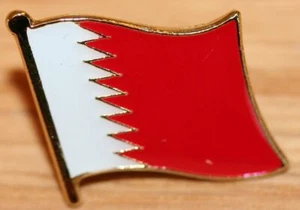 BAHRAIN Flag Country Metal Lapel Pin Badge - Picture 1 of 1