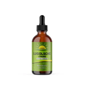 Lugolsche Lösung, Originalrezeptur, Pharmaqualität, 100 ml, mit Pipette - Bild 1 von 2