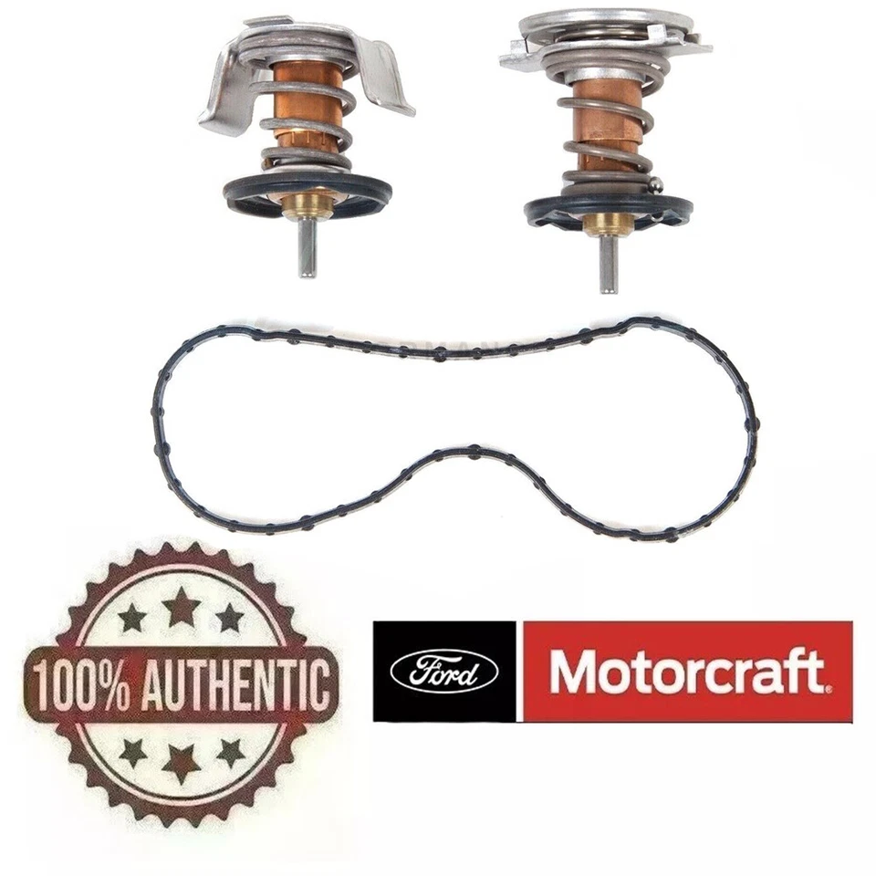 08-10 Ford 6.4L 6.4 Powerstroke Diesel OEM Motorcraft Thermostats F250 F350 F450 - Image 1 of 1