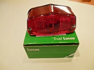 LÁMPARA TRASERA GENUINA LUCAS LUZ DE PARADA COLA TRIUMPH 3TA 5TA T100 T120 LU53454 12V - Imagen 1 de 1