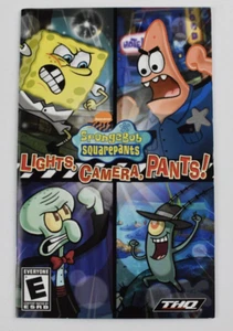 SpongeBob Schwammkopf Lichter, Kamera, Hose! - PS2 Nur Original Handbuch - Bild 1 von 6