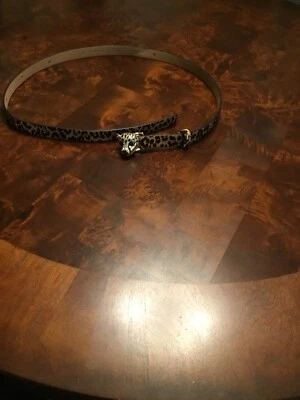 Cinturón Kate Spade New York Cheetah/Leopard In The Loop con Cristales Grande Nuevo con Etiquetas Foto 1 de 4