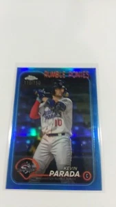 Kevin Parada 2024 Topps Pro Debut Chrome Blue Refractor 110/150 PDC-96 - Picture 1 of 2