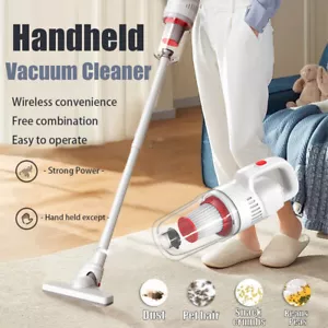 Cordless Stick Vacuum Cleaner 4-in-1 45 mins Runtime Suction Handheld HEPA VAC - Picture 1 of 12