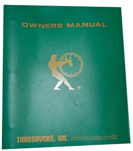 Timesavers 100 Series, 125-1M, Operating and Service Manual - Picture 1 of 1