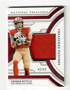 2024 Panini National Treasures George Kittle Treasured Patches /49 #TP-GKI 49ers - Picture 1 of 15