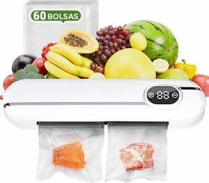 Envasadora al Vacío con 60 Bolsas Compacta y Potente con Sellado Rápido - Imagen 1 de 8