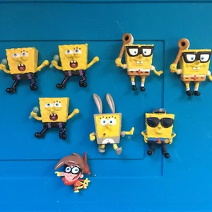8pcs Spongebob & Fairly Odd Parents Figurines Viacom 2003 - Imagen 1 de 10