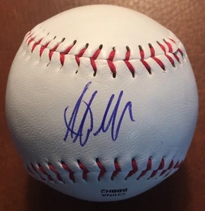 Alex Meyer signed Autogramm Auto Baseball Rawlings Official League COA - Bild 1 von 2