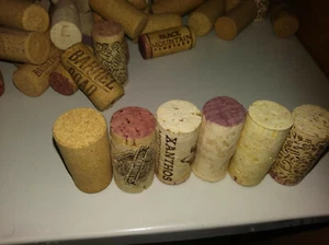 6 Natural Cork Various Used Wine Corks Crafting Recycled / Used / Upcycled - Picture 1 of 2