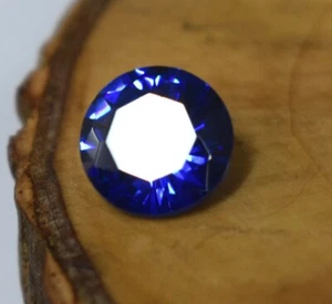 4 to 5 Ct Natural Sapphire Round Shape with dimension 10X10X5 mm Certified Loose - Picture 1 of 8