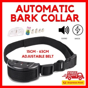 BARK STOPPING AUTOMATIC COLLAR STATIC ZAPPING E-collar WITH 6v battery Model 853 - Picture 1 of 4