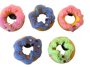5 CALAMITE DONUT CALAMITA GOMMA MORBIDA MAGNETI FRIGO CAPPA CUCINA CM 4 H 2 - Bild 1 von 2