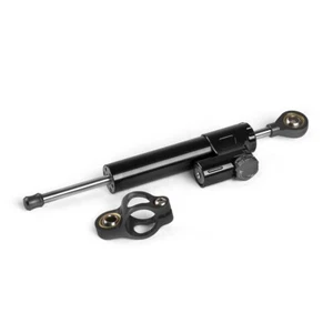 Universal Black CNC Aluminum Motorcycle Adjustable Steering Damper Stabilizer - Picture 1 of 7