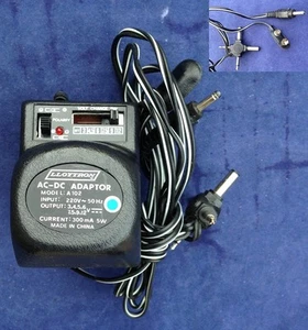 Chargeur Original LLOYTRON MODEL A102 3-12V 0.3A MULTI-TIPS - Picture 1 of 1