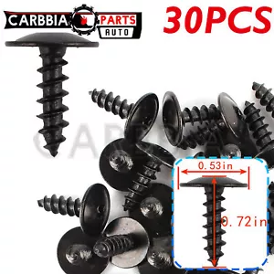 For VW AUDI BLACK 16 X 5MM TORX SCREW FASTENER WHEEL WELL ENGINE UNDERTRAY COVER - Picture 1 of 7