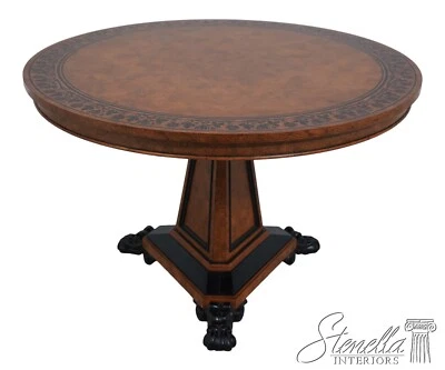 L67278: Mesa de centro redonda de fresno burl de panadería casas señoriales Foto 1 de 4