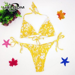 Traje De Baño Entero Amarillo Olan - Bikini México