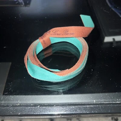 LORO PIANA Ribbon / wrapping  gold/teal - Image 1 of 4