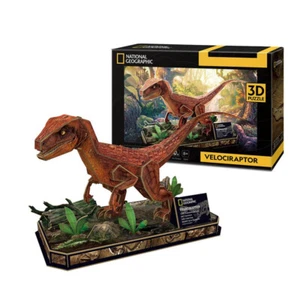 National Geographic Velociraptor Paper Model 63 piece - Picture 1 of 1