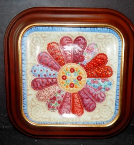 1995 Cherished Traditions "The Dresden Plate " Quilt Plate #5/8 Mary Ann Lasher - Picture 1 of 7