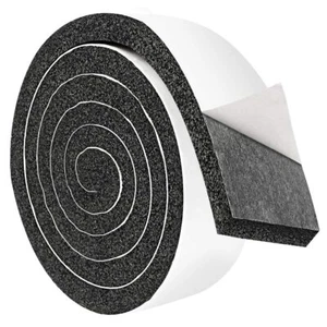 2 Rolls 2 Inch W 1/2 Inch T Weather Stripping Air Conditioner Open Cell Foam ... - Picture 1 of 7