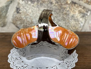 Limoges Orange Swirl Porcelain Candy/Nut Dish - Tressemaines & Vogt TV - Picture 1 of 16