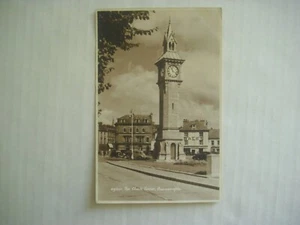 POSTCARD THE CLOCK TOWER, BARNSTAPLE, DEVON 1954 - SWEETMAN - Picture 1 of 1