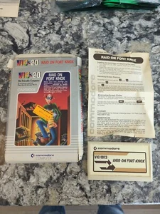 LAST WEEK--COMMODORE VIC-20 RAID ON FORT KNOX 1913 WITH ORIG. BOX & INSTRUCTIONS - Picture 1 of 2