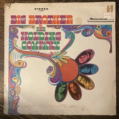 Janis Joplin Big Brother Holding Company Vinyl LP Orig Record VG - Image 1 of 4