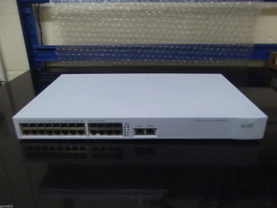 3Com SS3 Switch 4226T 24-Port Plus 2 10/100/10 3C17300A (JE891A). - Image 1 of 3