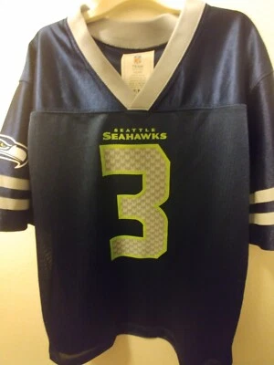 Футболка NFL Seattle Seahawks Russel Wilson No3 молодежный размер большой 12/14 - Изображение 1 из 2