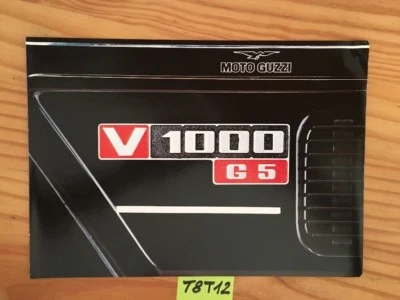 Moto Guzzi V1000 G5 1000 Catálogo Folleto Publicidad - Imagen 1 de 4