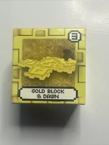 McDonald’s Minecraft Movie Happy Meal Toy #3 Gold Block Dawn NEW - Picture 1 of 4