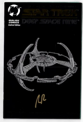 STAR TREK Deep Space Nine 1 Limited NM Mike W Barr sig Retailer Reward w/letter - Image 1 of 3