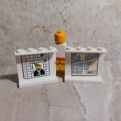 LEGO Bulletin Board Crime Police Department Map Wall Lineup scoreboard City Road - Image 1 of 2